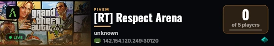[RT] Respect Arena live status badge