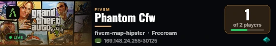 Phantom Cfw live status badge