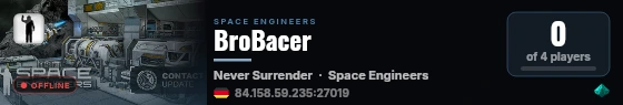 BroBacer live status badge