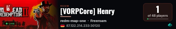 [VORPCore] Henry live status badge