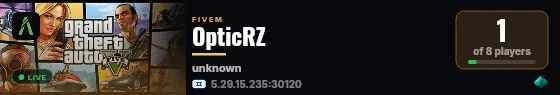 OpticRZ live status badge