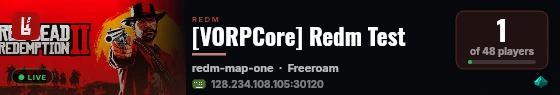 Old West RP 1899 | [DEV] live status badge