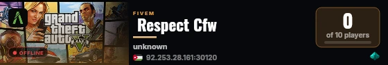  Respect Cfw  live status badge