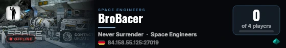 BroBacer live status badge