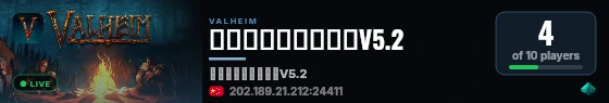 阿星专用权威服务器V5.2 live status badge