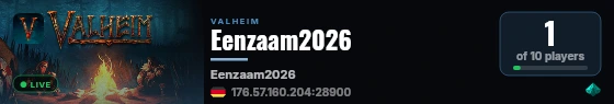 Eenzaam2026 live status badge