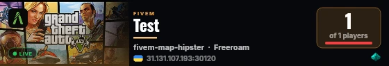 Test live status badge