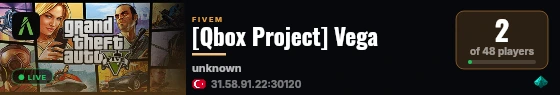 [Qbox Project] Vega live status badge