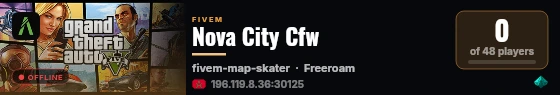 Nova City Cfw live status badge