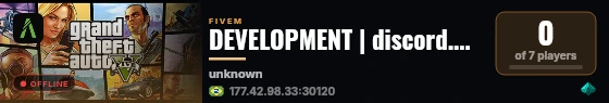 DEVELOPMENT | discord.gg/????? live status badge