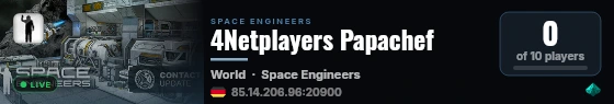 4Netplayers Papachef live status badge