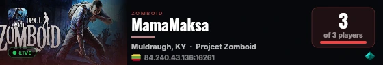 MamaMaksa live status badge