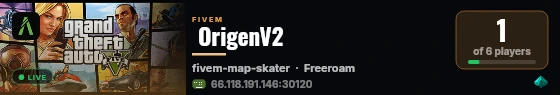  OrigenV2 live status badge