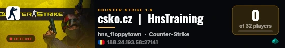csko.cz  |  HnsTraining live status badge