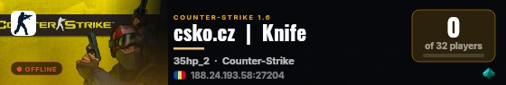 csko.cz  |  Knife live status badge