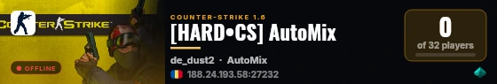 [HARD•CS] AutoMix live status badge