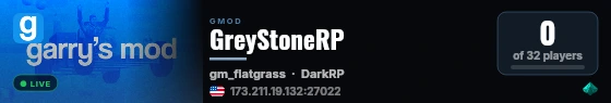 GreyStoneRP live status badge