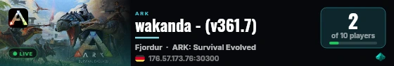 wakanda - (v361.7) live status badge