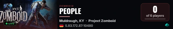 PEOPLE live status badge