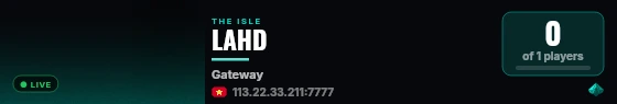 LAHD live status badge