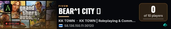 BEAR^1 CITY │ live status badge