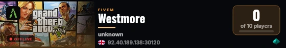 Westmore live status badge