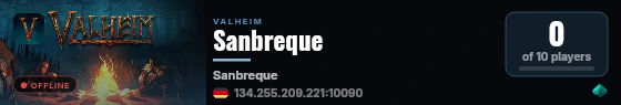 Sanbreque live status badge