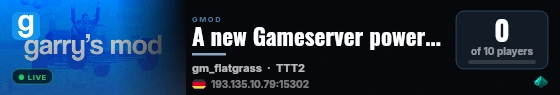 A new Gameserver powered by Host-Unlimited.de live status badge