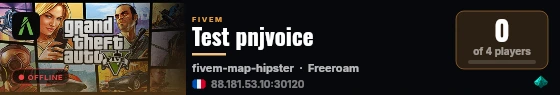 Test pnjvoice live status badge