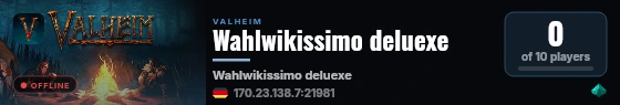Wahlwikissimo deluexe live status badge