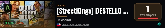 [StreetKings] DESTELLO ROLEPLAY live status badge