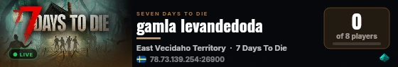 gamla levandedoda live status badge
