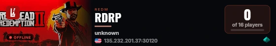 RDRP live status badge