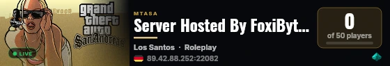 Server Hosted By FoxiBytes LTD discord.gg/foxibytes live status badge