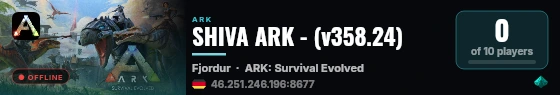 SHIVA ARK - (v358.24) live status badge