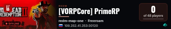[VORPCore] PrimeRP live status badge