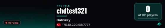 chdtest321 live status badge