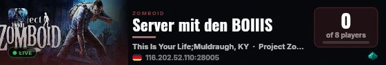 Server mit den BOIIIS live status badge