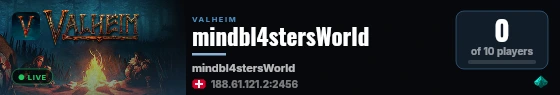 mindbl4stersWorld live status badge