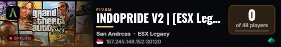 INDOPRIDE V2 | [ESX Legacy] live status badge