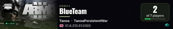 BlueTeam live status badge