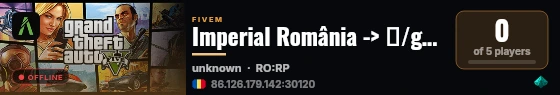 Imperial România -> ✮/getbonus✮ ^7 live status badge