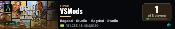 VSMods live status badge