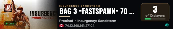 BAG 3 =FASTSPAWN= 70 BOT MAX 10 WAVES FULL LOADOUT live status badge