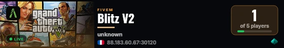 [FiveM Basic Server] Kaden FreeRoam live status badge