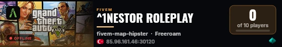 ^1NESTOR ROLEPLAY live status badge