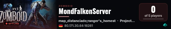 MondFalkenServer live status badge