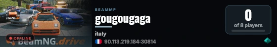 gougougaga live status badge
