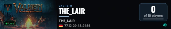 THE_LAIR live status badge