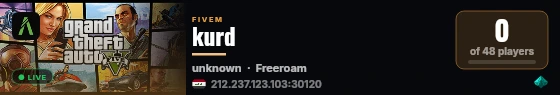 kurd live status badge